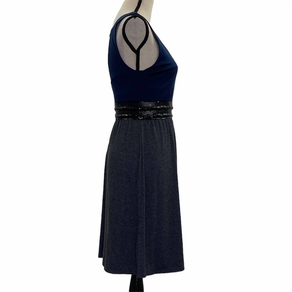 ELLA Moss Alix Chain Sequined V-Neck Mini Dress XS - Picture 6 of 12